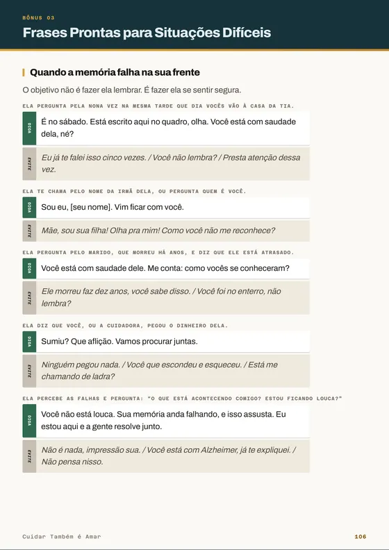 Página das Frases Prontas para Situações Difíceis